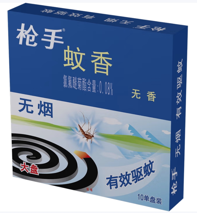 枪手蚊香盘*1盒